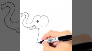 Как нарисовать слона | How to draw an elephant