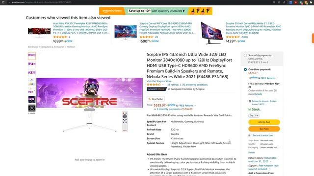 Sceptre Monitor Black Friday Deals! (Live on the Black Friday Only!) смотреть онлайн