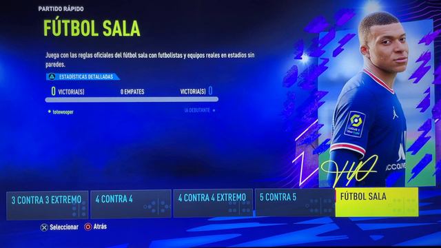 COMO JUGAR PARTIDO FUTBOL SALA en FIFA 22 ✅ смотреть онлайн