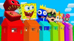 СПАНЧ БОБ поделился СЕКРЕТОМ в МАЙНКРАФТ