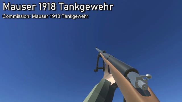 Mauser T-Gewehr - Comparison in 3 Different Mods (Ravenfield) смотреть онлайн