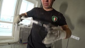 Установка радиатора с нижним подключением, из стены
