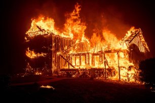 Страшный пожар в Красноярском крае