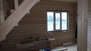 Дом из бруса 6 x 9 с мансардой, профилированный брус 150x150, доступная цена