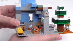 LEGO Minecraft 2023 Frozen Peaks set 21243 review! Good shape, details, playability