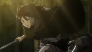 Леви против девушки титана