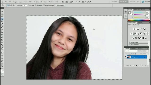 How to change background |PHOTOSHOP TUTORIAL | смотреть онлайн