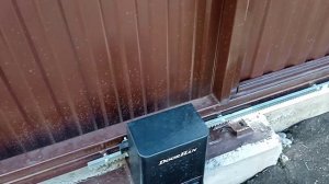 откатные ворота с приводом