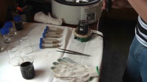 Осветление пиролизного топлива из отработанного масла. Pyrolysys oil purification.