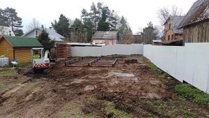 Свайно-винтовой фундамент для дома 7.5 * 6 м