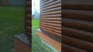Фасад блокхаус