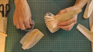 Елочка из талаша (кукурузных листьев). Мастер-класс