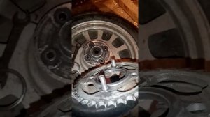 Ремонт звезды заднего еолеса, на китайском мотоцикле