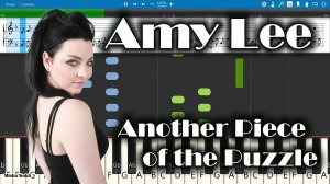 Amy Lee - Another Piece of the Puzzle [Piano Tutorial | Sheets | MIDI] Synthesia