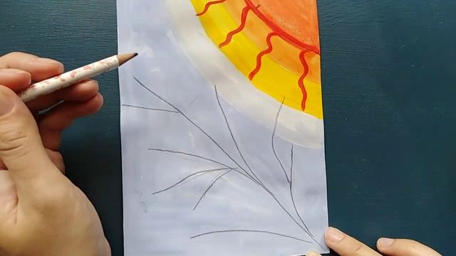 Весенний рисунок для детей. Как нарисовать дерево смотреть онлайн