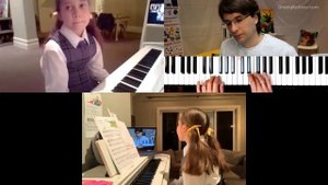 Три правила, как запомнить пальцы при игре гамм на фортепиано - кратко (урок с Софией)