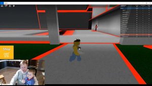 Roblox, злой квадрат, играем с Даней