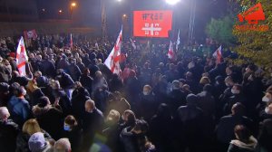 Оппозиция призывает освободить Саакашвили на митинге в Рустави / LIVE 06.11.21
