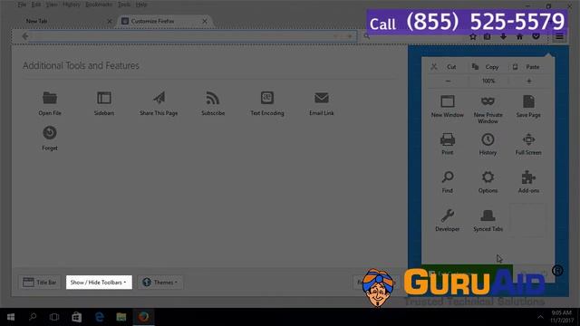 How to Hide Menu Bar on Mozilla Firefox Browser - GuruAid смотреть онлайн