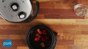 Свиные ребрышки барбекю на аэрогриле