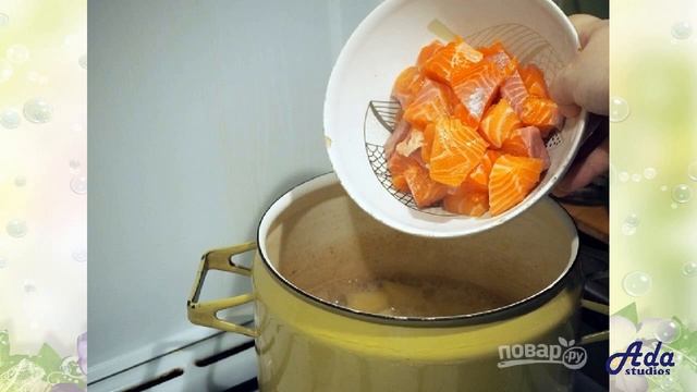 Финский суп с лососем и сливками Рецепт, пошаговый, как приготовить, видеоре смотреть онлайн