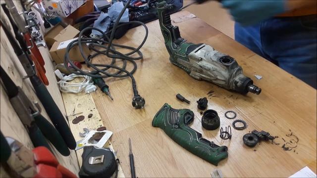 How to repair and find problem in Hitachi DH24PC3 rotary hammer drill