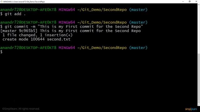 Git Commands - Git Tutorial | Git Commands With Examples | Git Tutorial For Beginners | Simplilearn