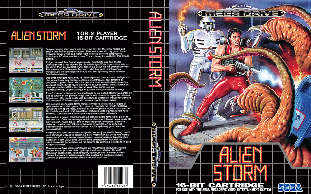 Alien Storm прохождение SEGA смотреть онлайн