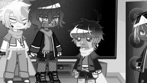 Сансы AU реагируют на своих детей □ Часть 1(1/2) □Undertale AU □ Gacha Club