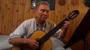 Михаил Шелег. За глаза твои карие (на гитаре). Обработка Олега Копенкова