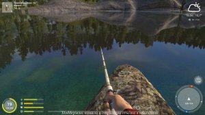 Русская рыбалка 4 .Ловля спиннингом на озере Куори.