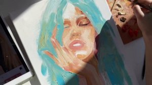 Рисую акрилом + болтаю