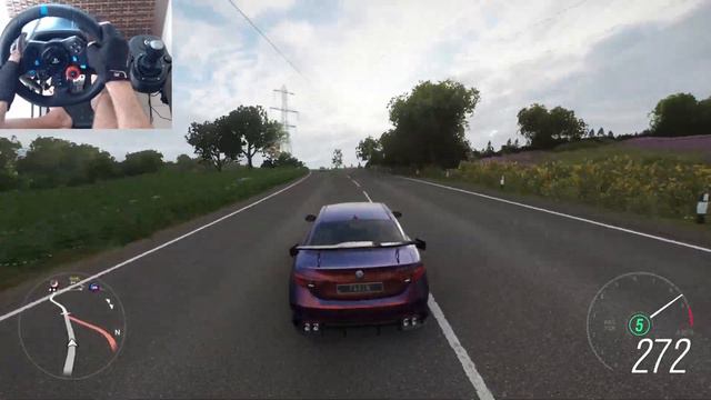 Alfa Romeo Giulia Quadrifoglio - Forza Horizon 4 | Logitech G29 gameplay смотреть онлайн