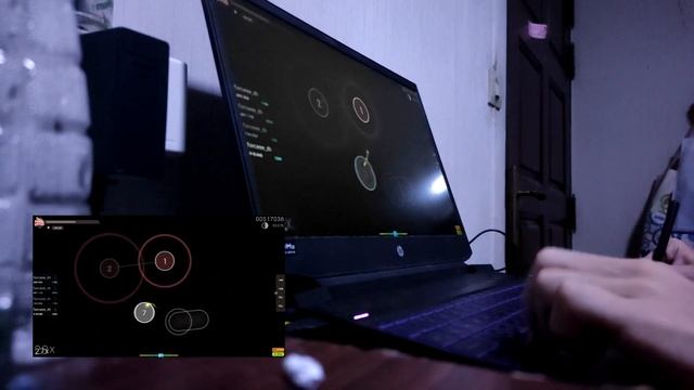 My osu! setup with my laptop смотреть онлайн