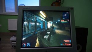 crt gaming LG Flatron ez T710PH Cyberpunk 2077