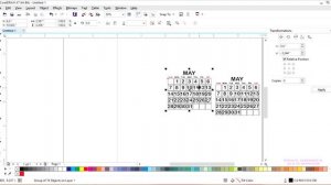 How to make calendar in corel draw