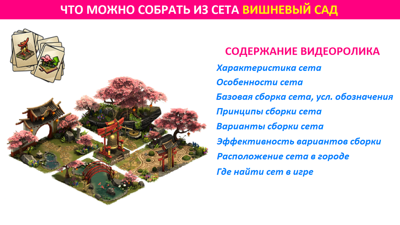 Тест вишневый сад по вариантам. Forge of Empires вишневый сад. Сет Сакуры Foe. Варианты сборки вишневый сад Foe. Набор вишневый сад в Forge of Empires.