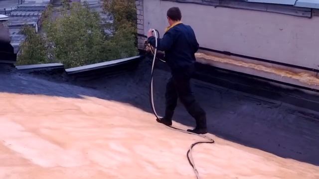 Напыление жидкой резины