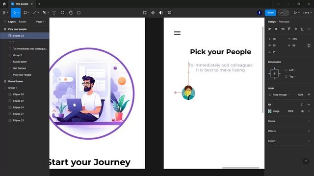 Figma Mobile App UI/UX Design Tutorial