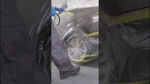 Toyota camry 4x7 paint with cromax clear coat