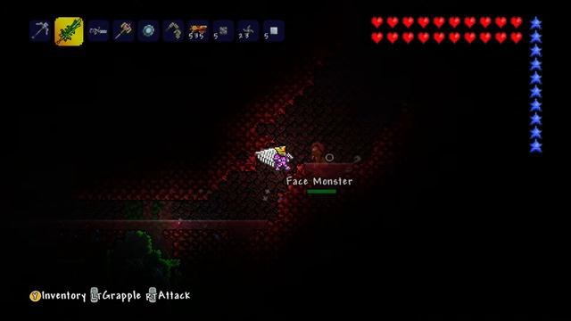 Xbox 360 Terraria Crimtane Ore Meteorite Brain of Cuthulu Episode 49 смотреть онлайн