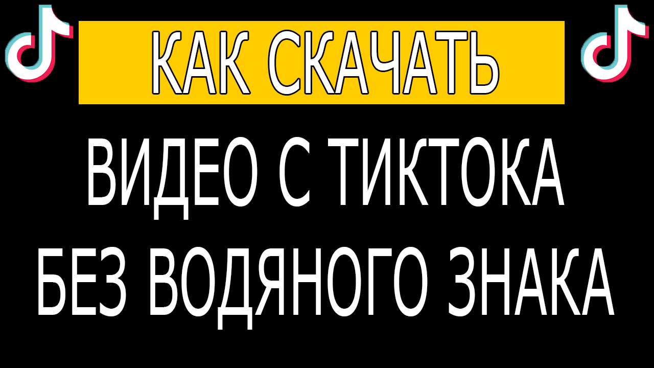 3 способа скачать видео с тик ток без водяного знака. Как скачать видео с тик ток без водяного знака