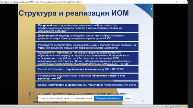 30.05.2023. Актуальные вопросы реализации региональной системы научно-методического сопровождения.