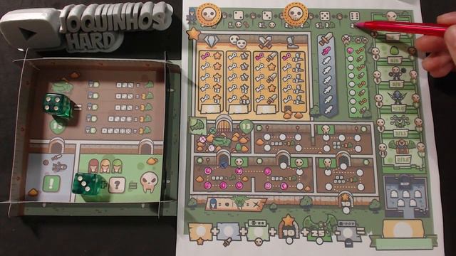 🐉Dragon Dungeon -🎲Print aNd Play - Joquinhos Hard смотреть онлайн