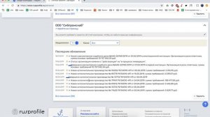 Инструкция по сервису rusprofile