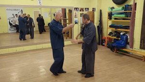 Занятия Вин Чун в клубе Павла Юдина, элемент тренировки