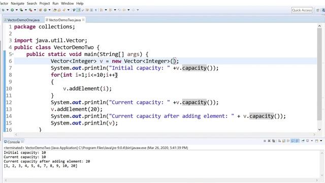Vector Class Example - constructor with no parameters смотреть онлайн