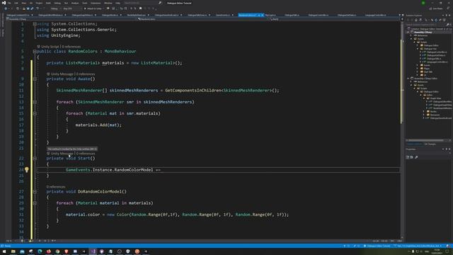 Unity Dialogue Editor Tutorial made with graph view Part 6.0 - Event Call смотреть онлайн