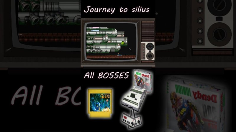 Journey To Silius - All Bosses #nes #dendy #journeytosilius