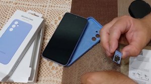 Смартфон Samsung Galaxy A54 5G 8/256Gb,лаванда. Чехол Samsung Silicone Cover A54. Распаковка и обзор